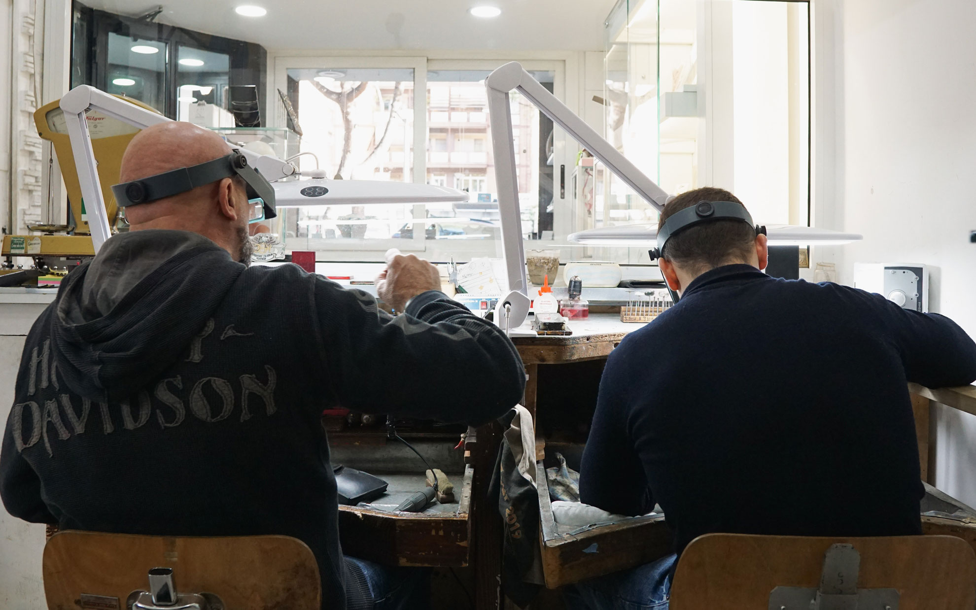 laboratorio gioielli di Fabio Perotti a Roma